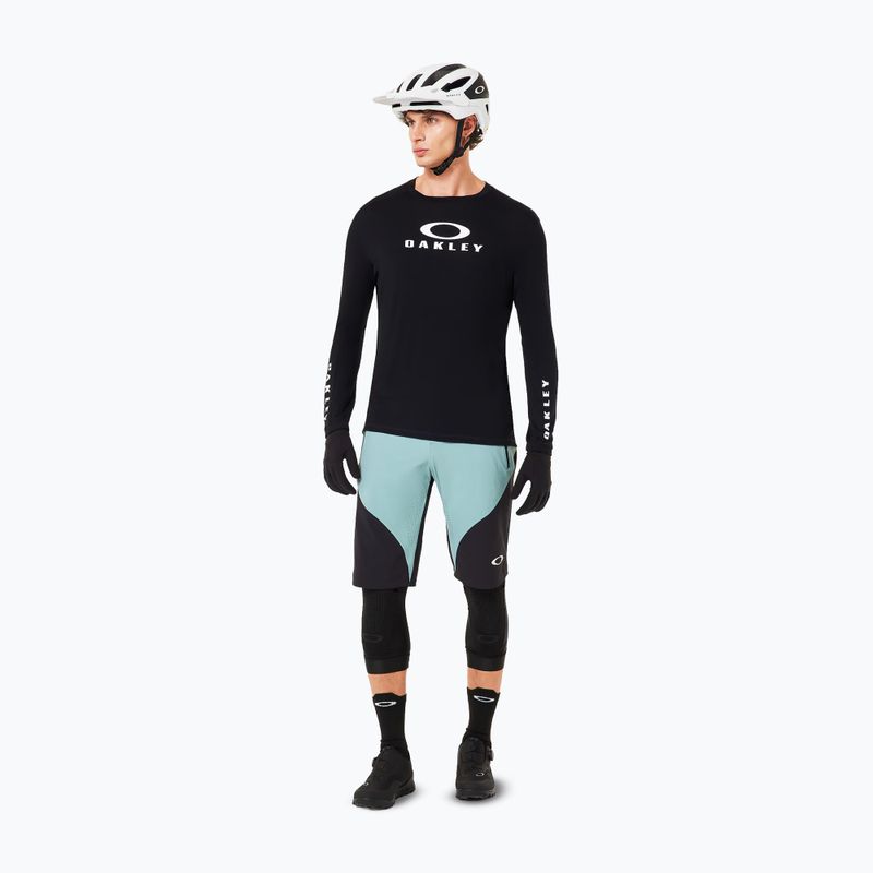 Longsleeve de ciclism pentru bărbați Oakley Seeker Flow LS02E blackout 2