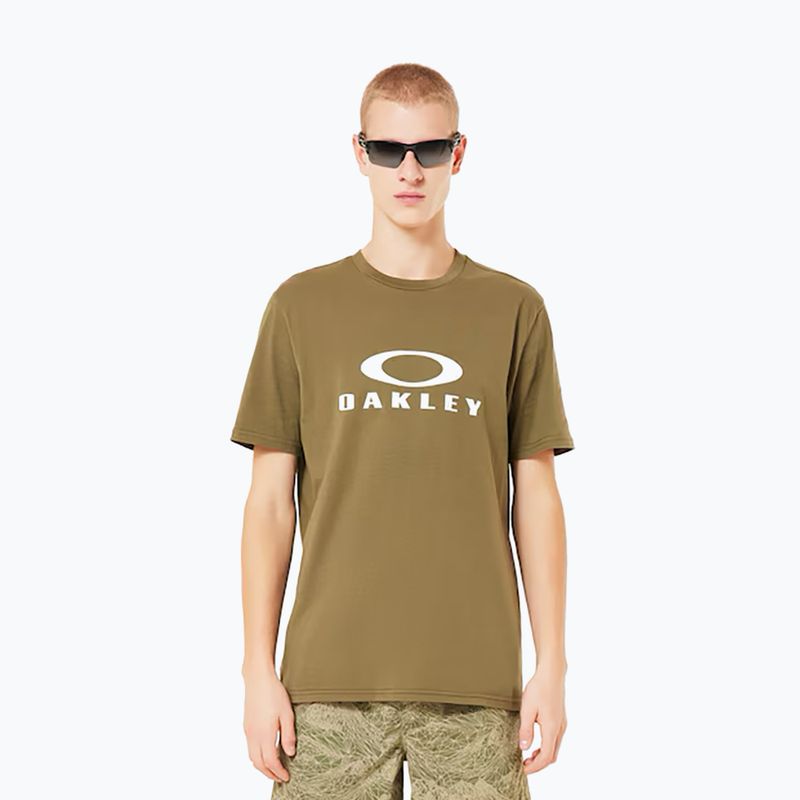 Tricou pentru bărbați Oakley O Bark 2.0 army green