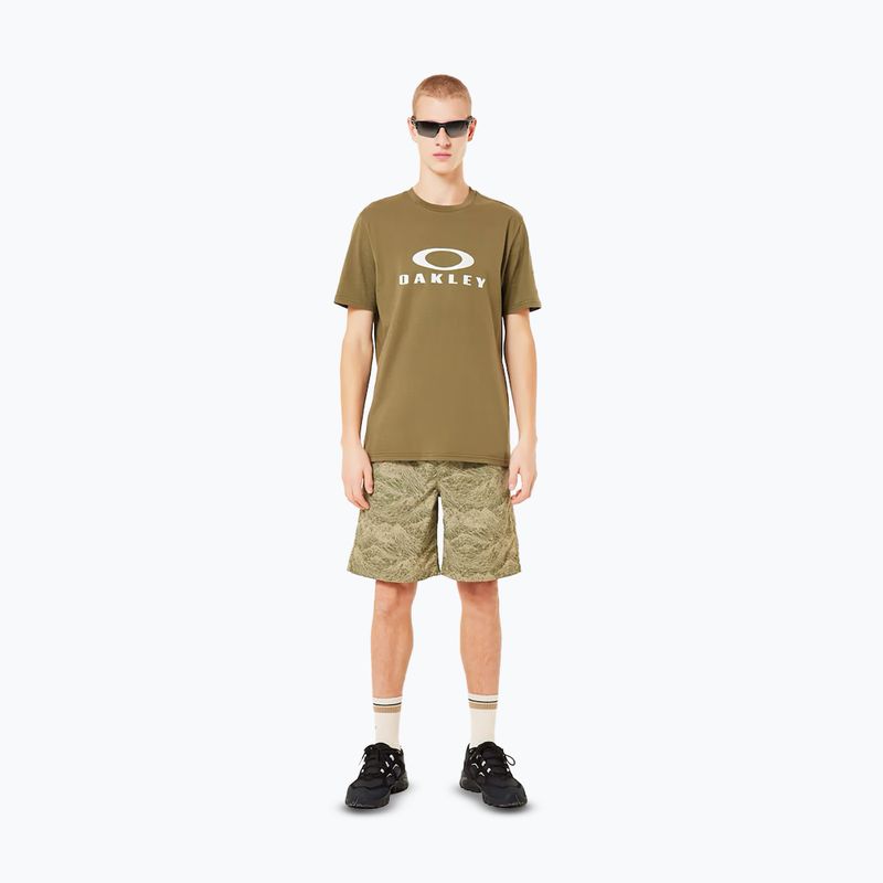 Tricou pentru bărbați Oakley O Bark 2.0 army green 2