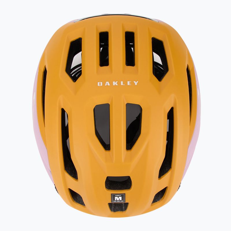 Cască de bicicletă Oakley Aro3 Endurance EU mustard hazy geo gradient mist 6