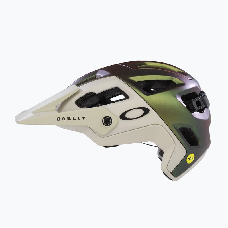 Cască de bicicletă Oakley Drt5 Maven EU satin mist silver/green colorshift 4
