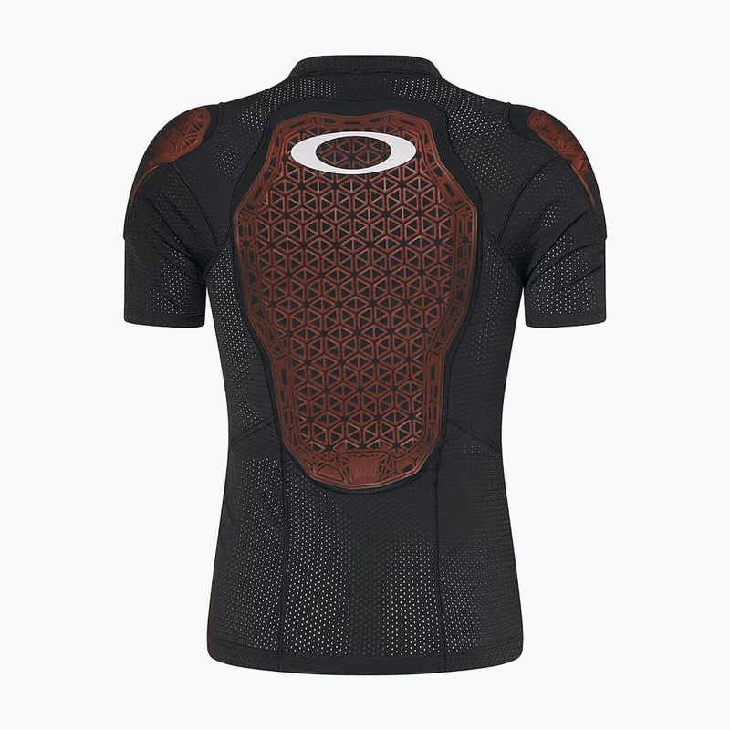 Tricou de ciclism pentru bărbați cu protecții Oakley Drop In D30 Full Impact blackout 8