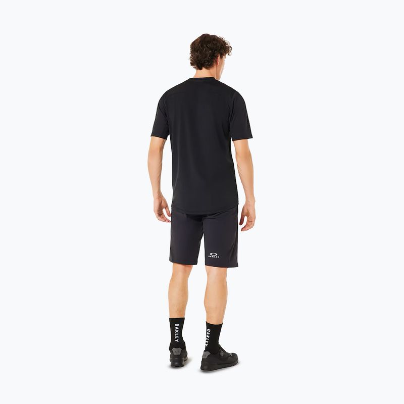 Pantaloni scurți de ciclism pentru bărbați Oakley Free Ride Lined blackout 3
