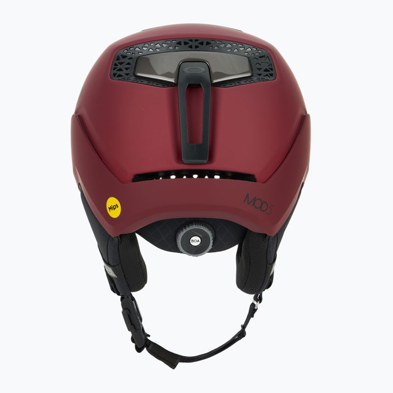 Cască de schi Oakley Mod5 matte iron red 4