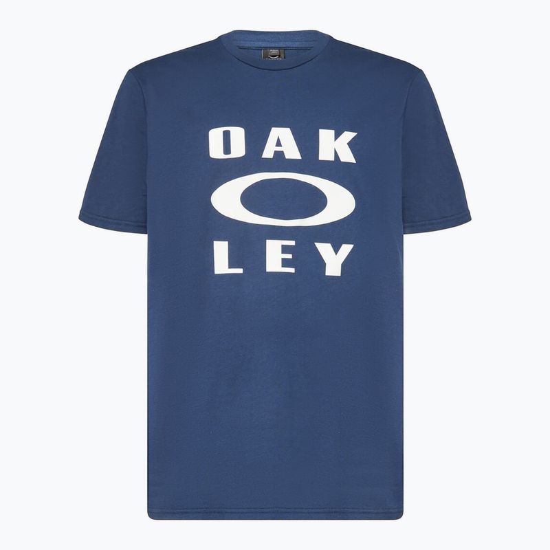 Tricou pentru bărbați Oakley Bark Ellipse Tee abyss