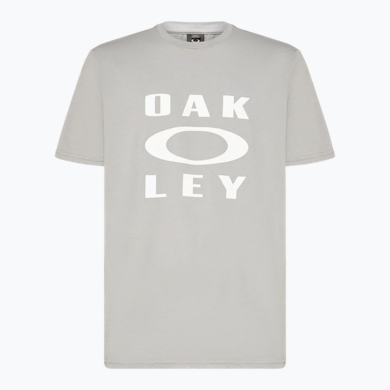 Tricou pentru bărbați Oakley Bark Ellipse Tee cement