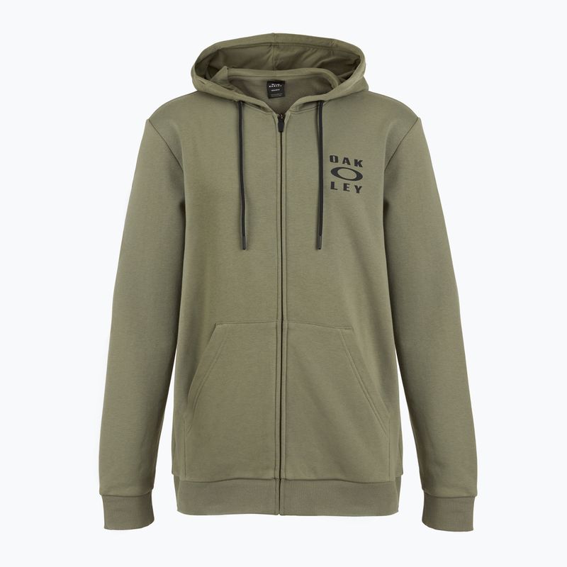 Hanorac pentru bărbați Oakley FZ Hoodie boulder green