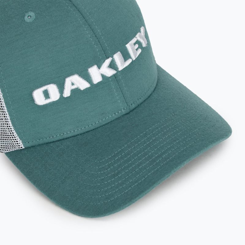 Șapcă pentru bărbați Oakley Heather New Era Bark Logo dark pacific 3