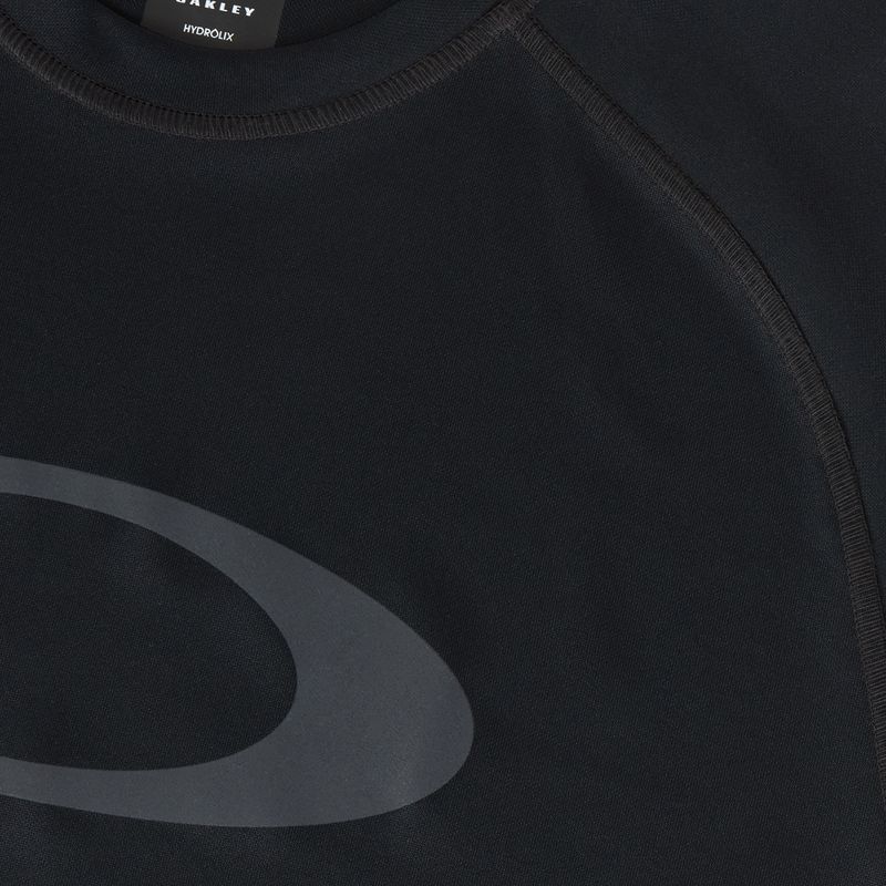 Tricou de înot pentru bărbați Oakley Rashguard blackout 3
