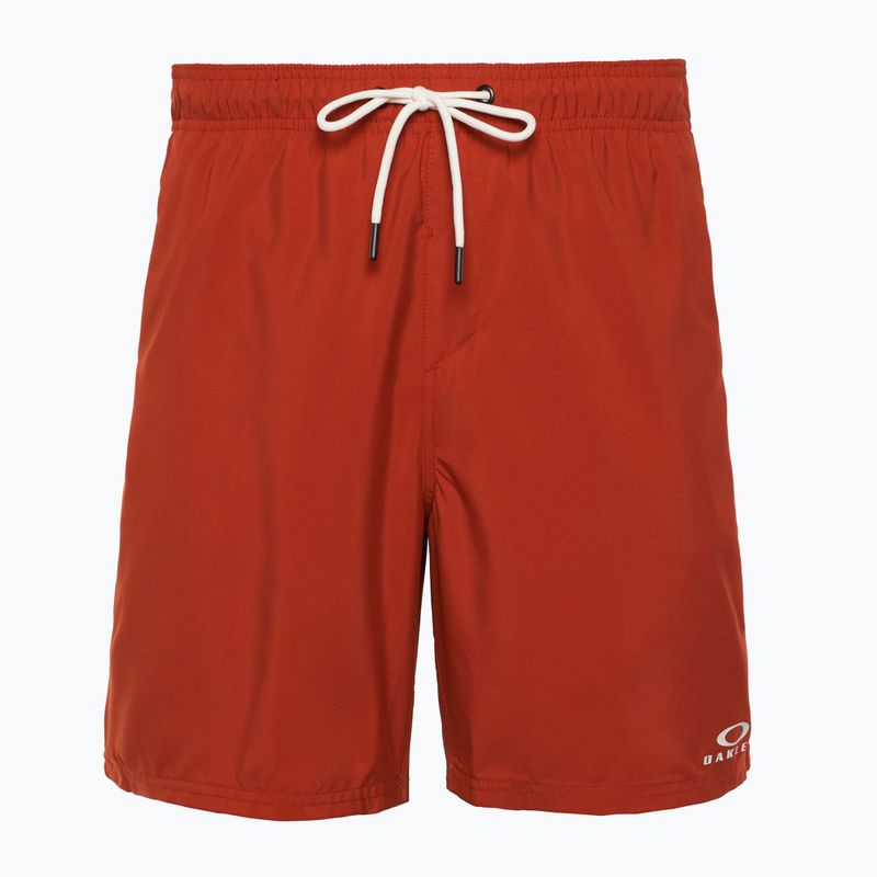 Șort de înot pentru bărbați Oakley Clear Lake 18" Volley flame red