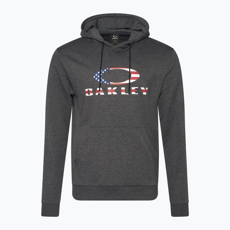 Hanorac pentru bărbați Oakley Bark Fleece Hoodie dark grey heather