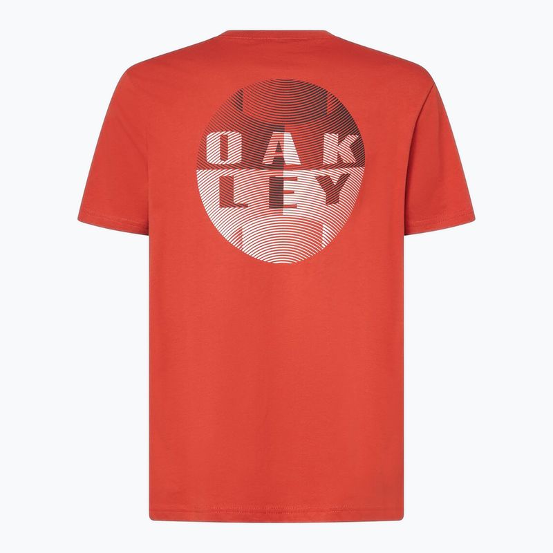 Tricou pentru bărbați Oakley Graphic Tee flame red 2
