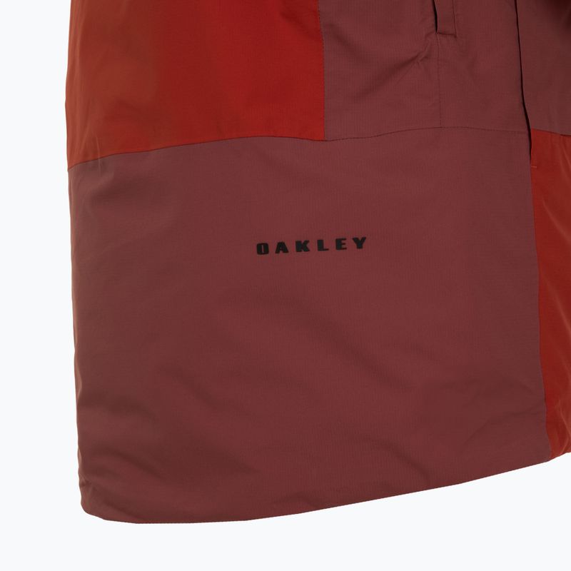 Geacă de schi pentru bărbați Oakley Canopy Pro Insulated flame red/rosewood 4