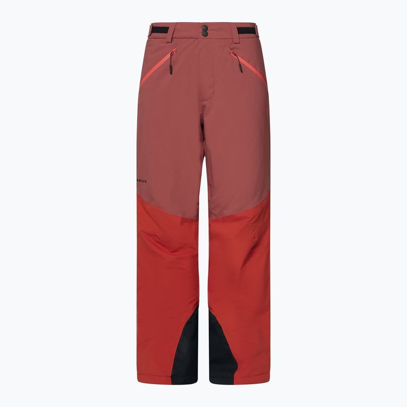 Pantaloni de schi pentru bărbați Oakley Canopy Pro Insulated flame red/rosewood 8
