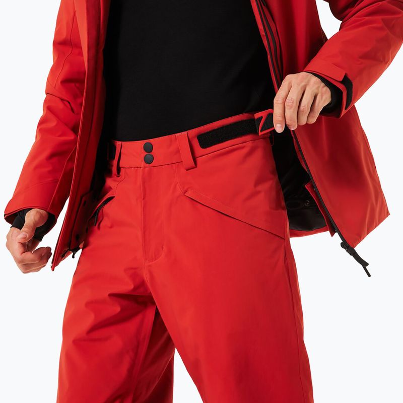 Pantaloni de schi pentru bărbați Oakley Canopy Insulated flame red 6