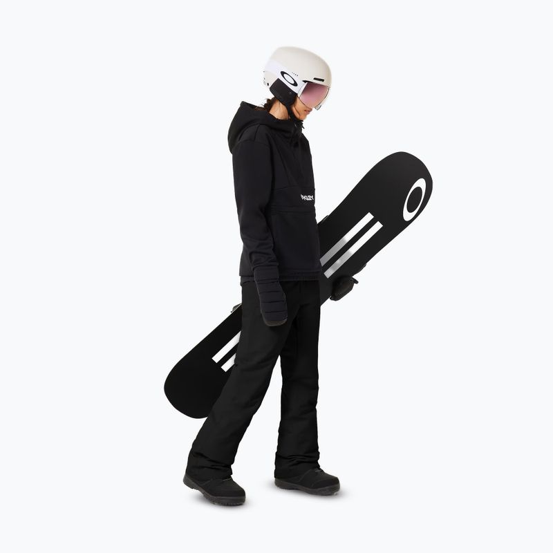 Bluză softshell pentru femei Oakley TNP Nose Grab Softshell Hoodie blackout/white 2