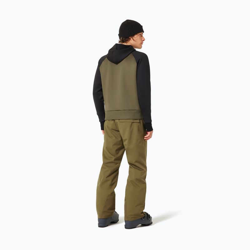 Bluză de snowboard pentru bărbați Oakley Sierra DWR Fleece Hoody 2.0 army green 3