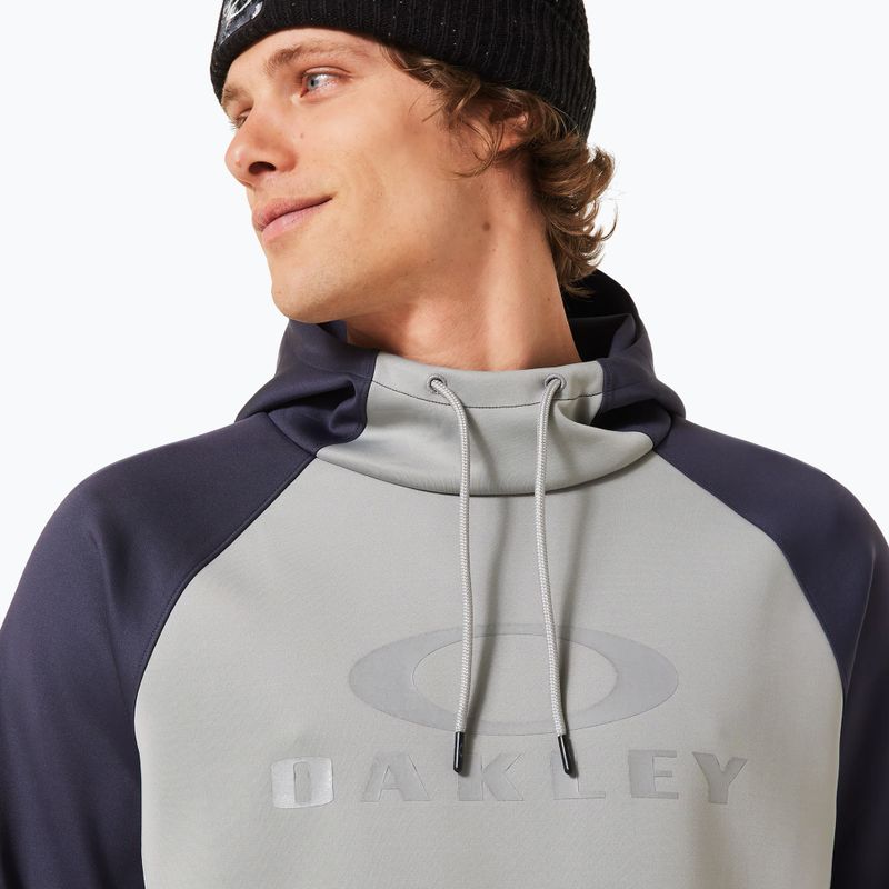 Bluză de snowboard pentru bărbați Oakley Sierra DWR Fleece Hoody 2.0 cement 5