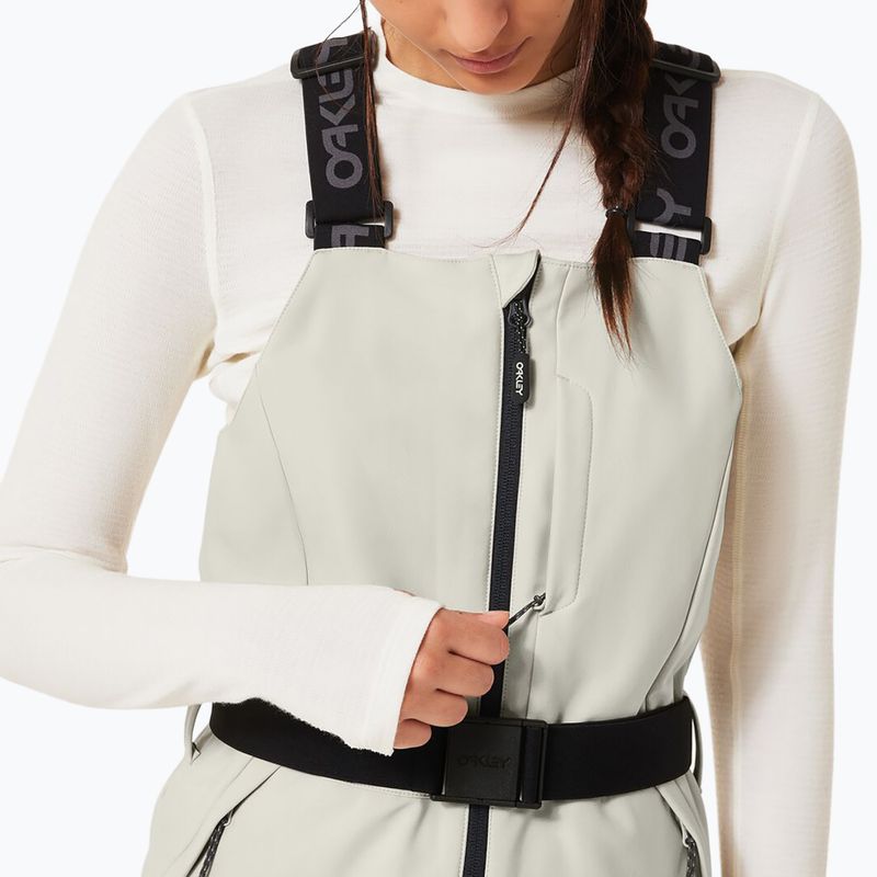 Pantaloni de snowboard pentru femei Oakley TNP Harper Softshell Bib mist 5