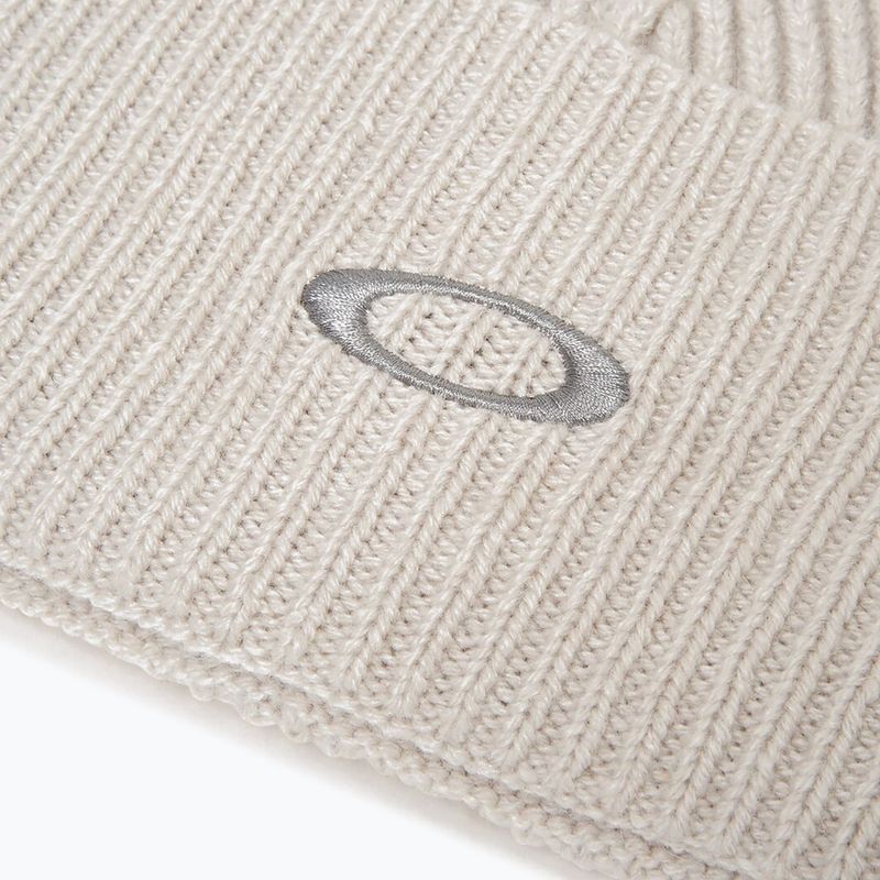Căciulă de iarnă Oakley Ellipse Ribbed Beanie mist/cement 3