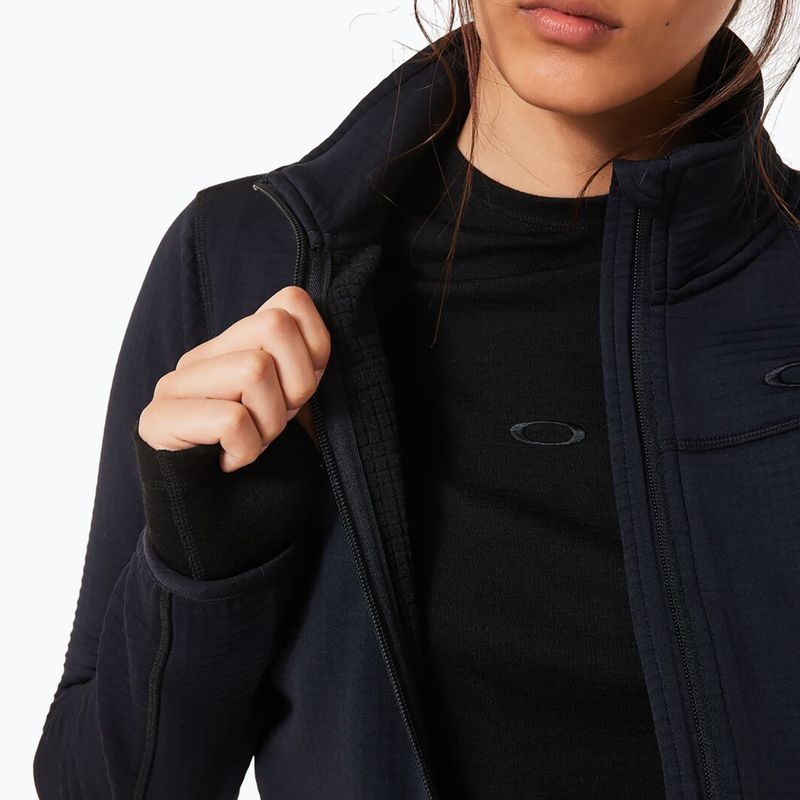 Bluză pentru femei Oakley Canopy Full Zip blackout 6