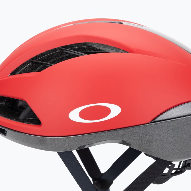Cască de ciclism Oakley Velo Stelvio EU black/red pro 7