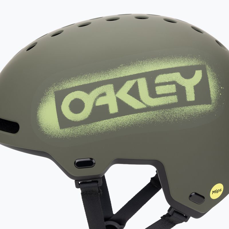 Cască Oakley Street1 EU matte dark brush stencil 7