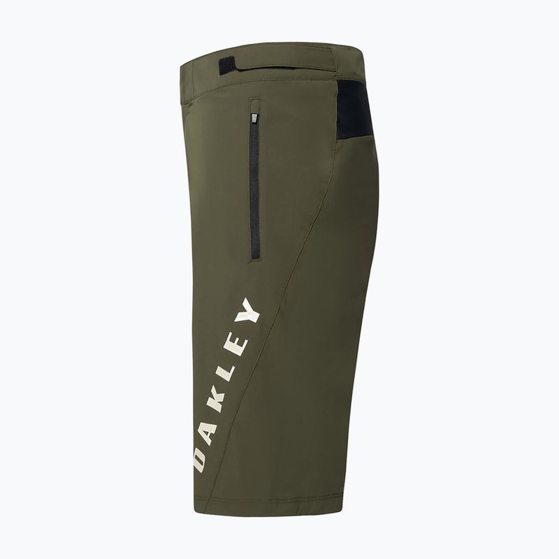Pantaloni scurți de ciclism pentru bărbați Oakley Free Ride army green 3