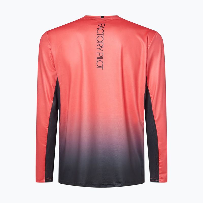 Longsleeve de ciclism pentru bărbați Oakley Maven Coast 2.0 gradient paloma/black 2