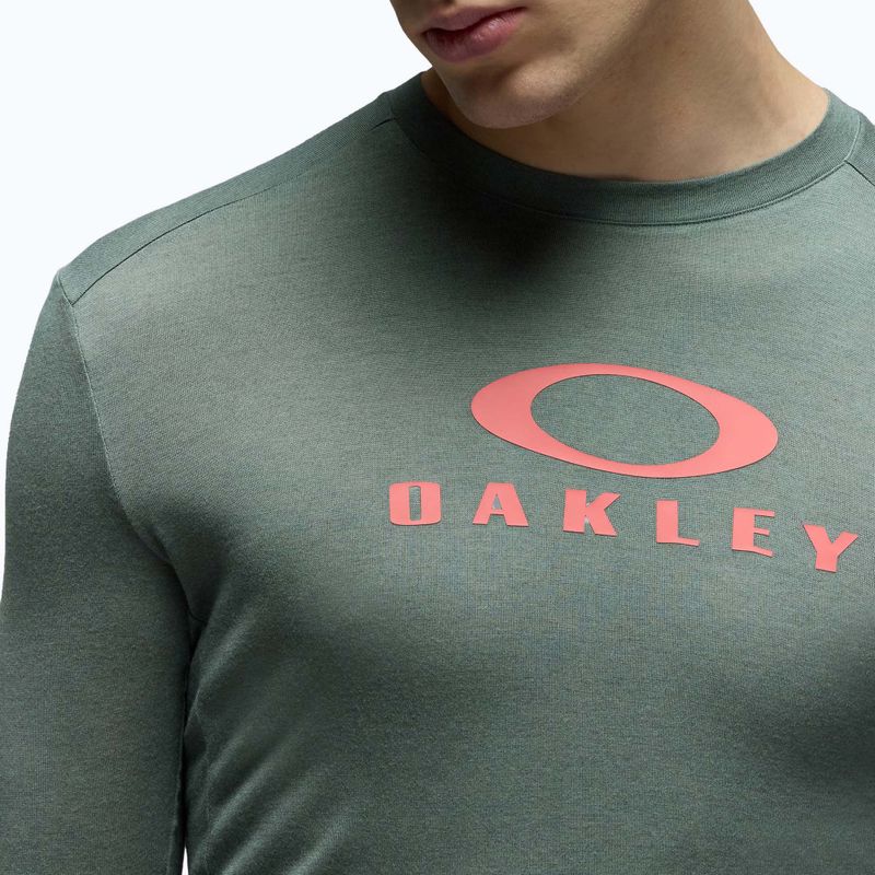 Longsleeve de ciclism pentru bărbați Oakley Seeker Flow LS74O aviator green 5