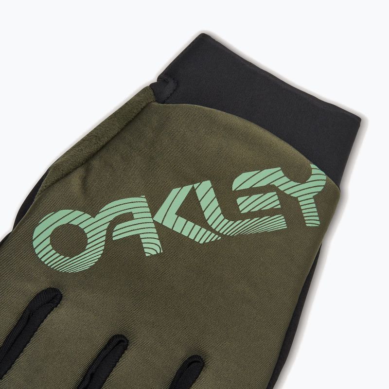 Mănuși de ciclism Oakley Seeker MTB army green 3
