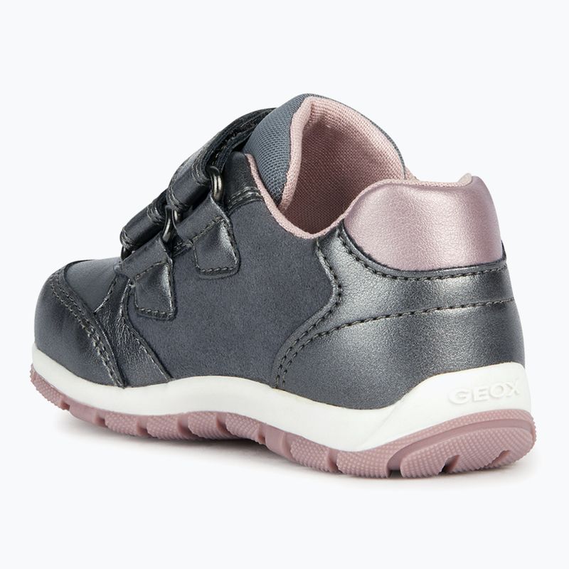 Încălțăminte pentru copii Geox Heira dark grey/dark pink