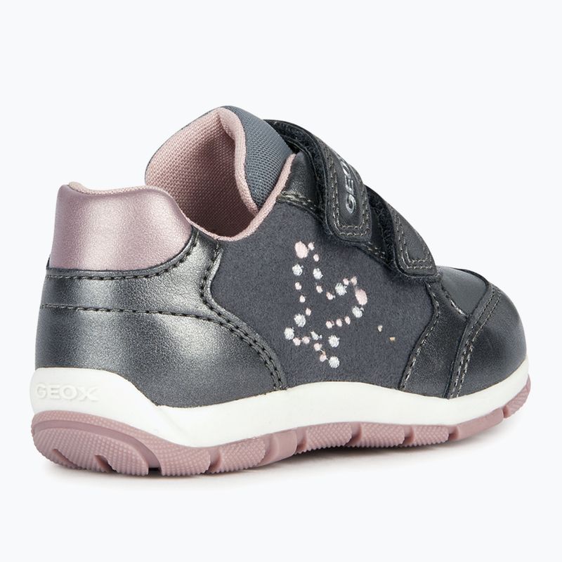 Încălțăminte pentru copii Geox Heira dark grey/dark pink
