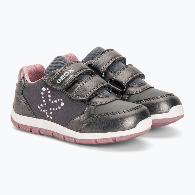 Încălțăminte pentru copii Geox Heira dark grey/dark pink