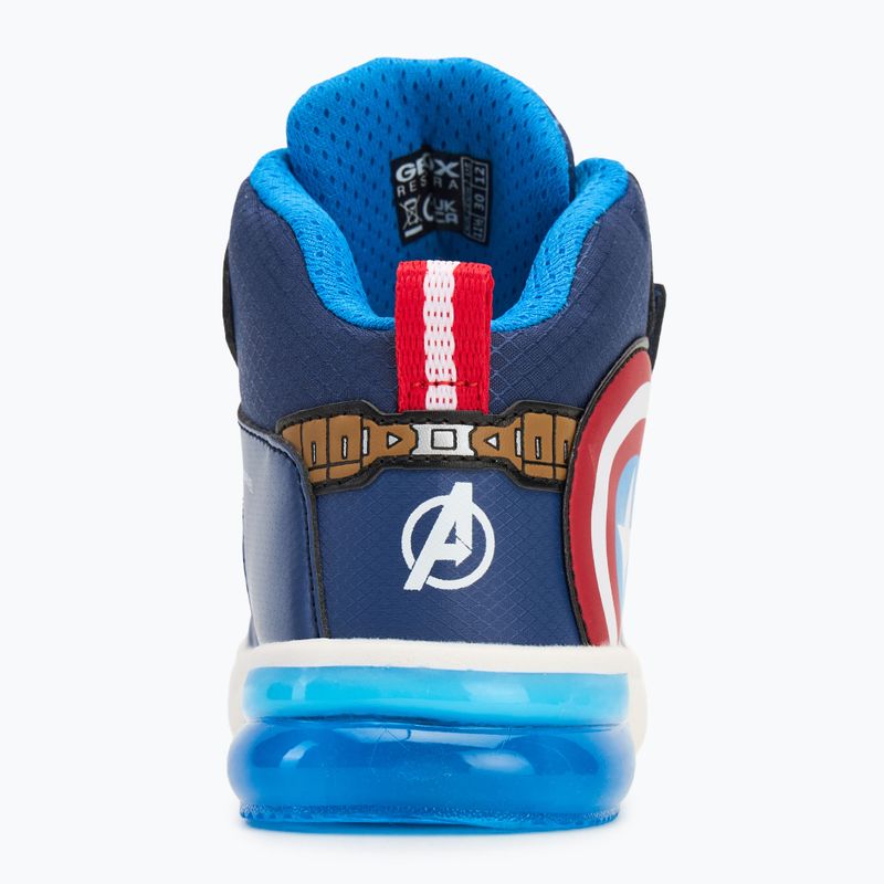 Pantofi pentru copii Geox Grayjay albastru oceanic/roșu 6
