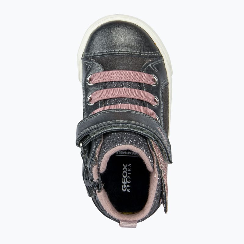 Încălțăminte pentru copii Geox Kilwi dark grey/rose
