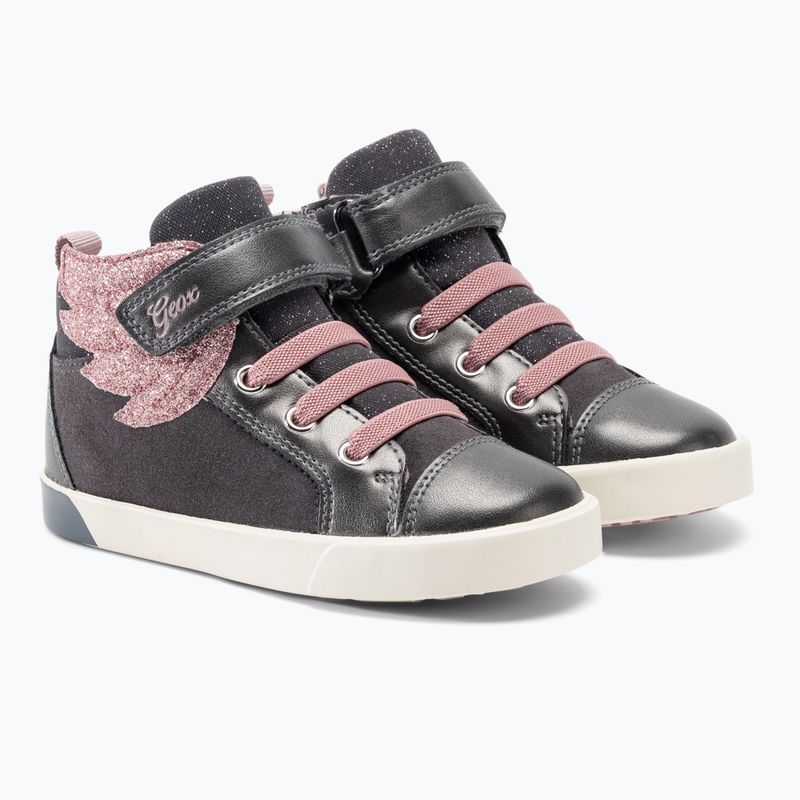 Încălțăminte pentru copii Geox Kilwi dark grey/rose
