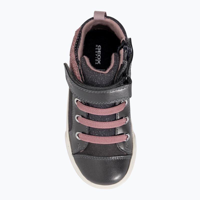 Încălțăminte pentru copii Geox Kilwi dark grey/rose