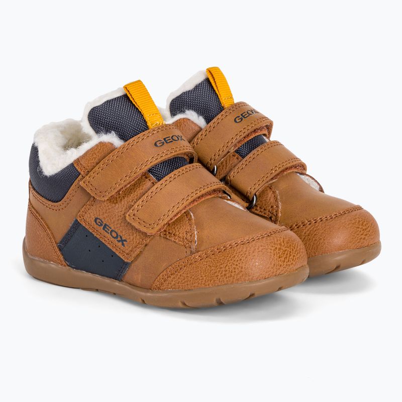 Încălțăminte pentru copii Geox Elthan tobacco/navy 4