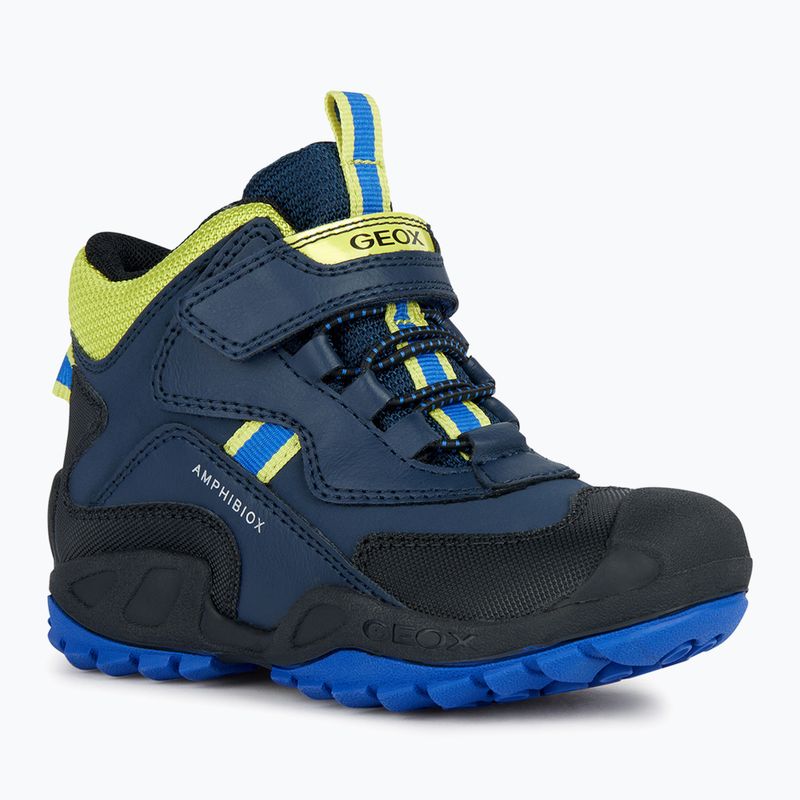 Încălțăminte junior Geox New Savage Abx navy/lime green 7