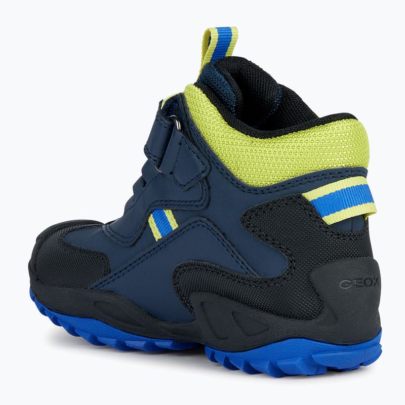 Încălțăminte junior Geox New Savage Abx navy/lime green 9
