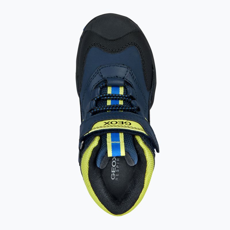 Încălțăminte junior Geox New Savage Abx navy/lime green 11
