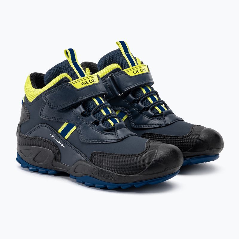 Încălțăminte junior Geox New Savage Abx navy/lime green 4