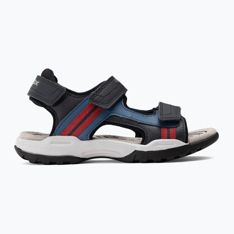 Sandale pentru juniori Geox Borealis ocean blue/red 2
