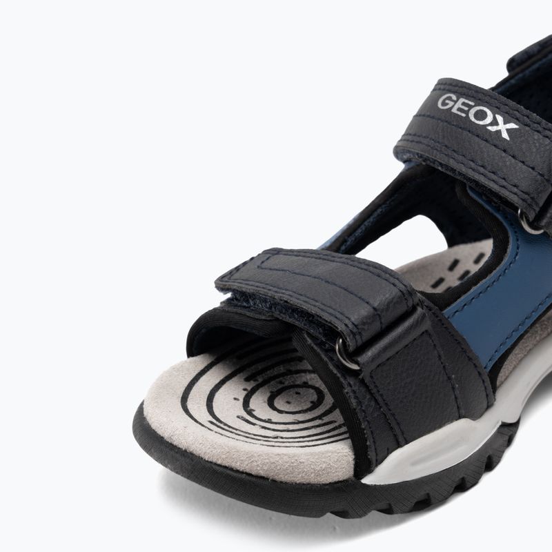 Sandale pentru juniori Geox Borealis ocean blue/red 7