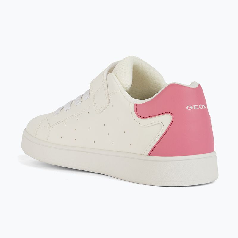 Încălțăminte pentru junior Geox Eclyper white/fuchsia 10