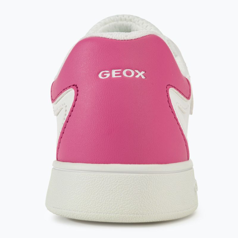 Încălțăminte pentru junior Geox Eclyper white/fuchsia 6