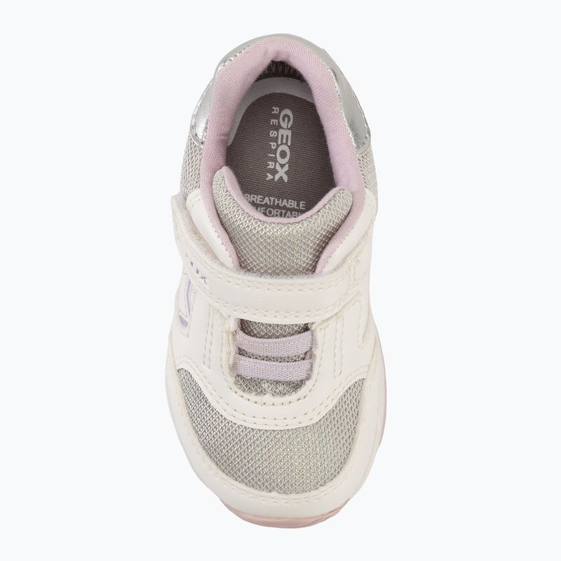Încălțăminte pentru copii  Geox Rishon white / pink