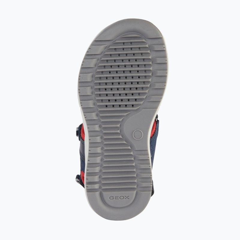 Sandale pentru juniori Geox Alben ocean blue/red 12