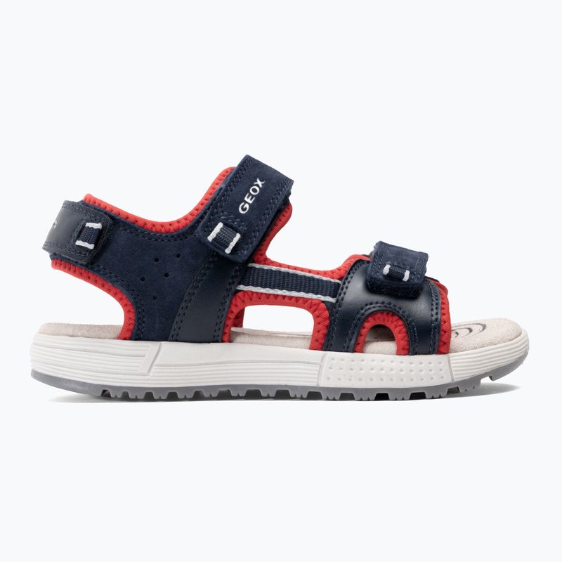 Sandale pentru juniori Geox Alben ocean blue/red 2